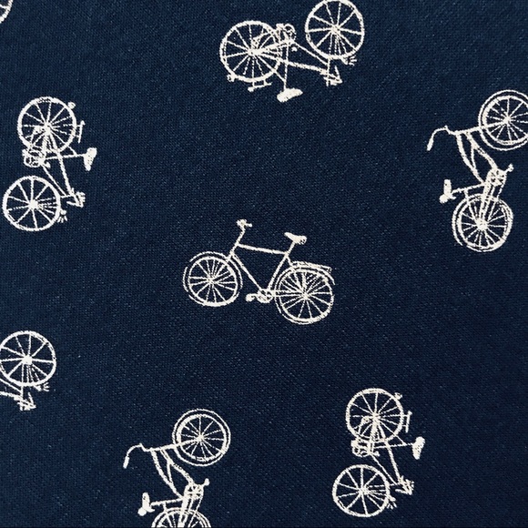 H&M Vintage Bicycle Long Sleeve Top • Medium NWOT - Picture 2 of 4